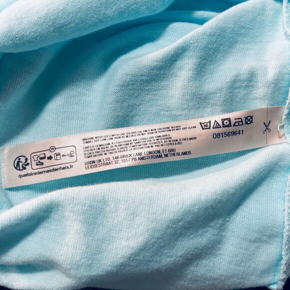 NEW Free People Womens Long Sleeve Tee Size M All Star Layer Oversize Poolside - Picture 6 of 16